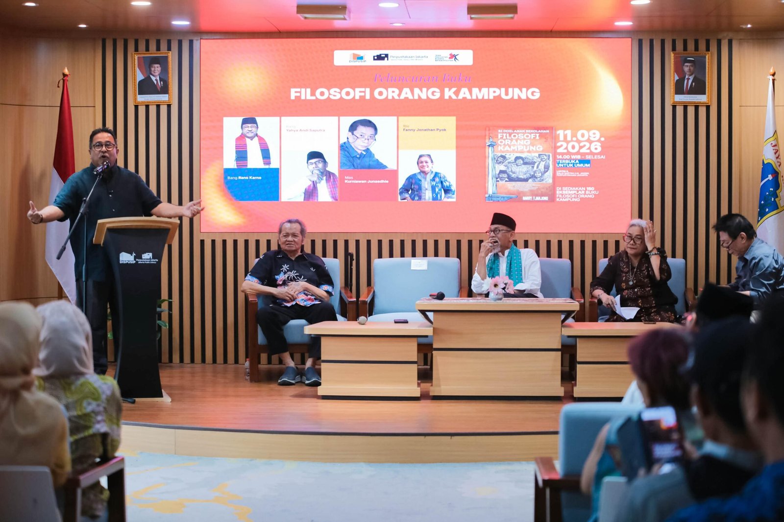 Rano Karno Luncurkan Buku “Filosofi Orang Kampung”, Dorong Pelestarian Nilai Budaya Betawi
