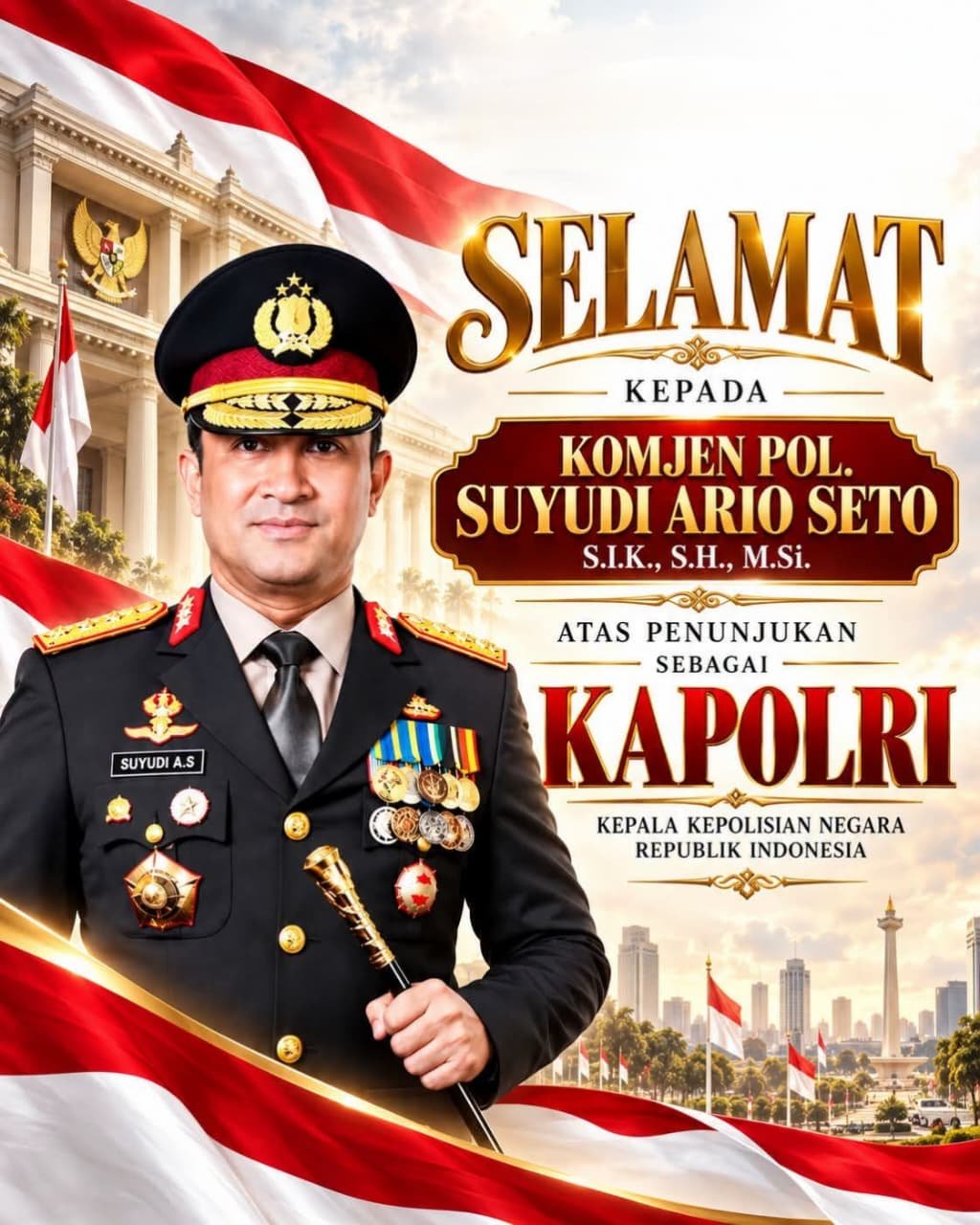 Komjen Pol Suyudi AS Deal Gantikan Jend Pol Listyo Sigit